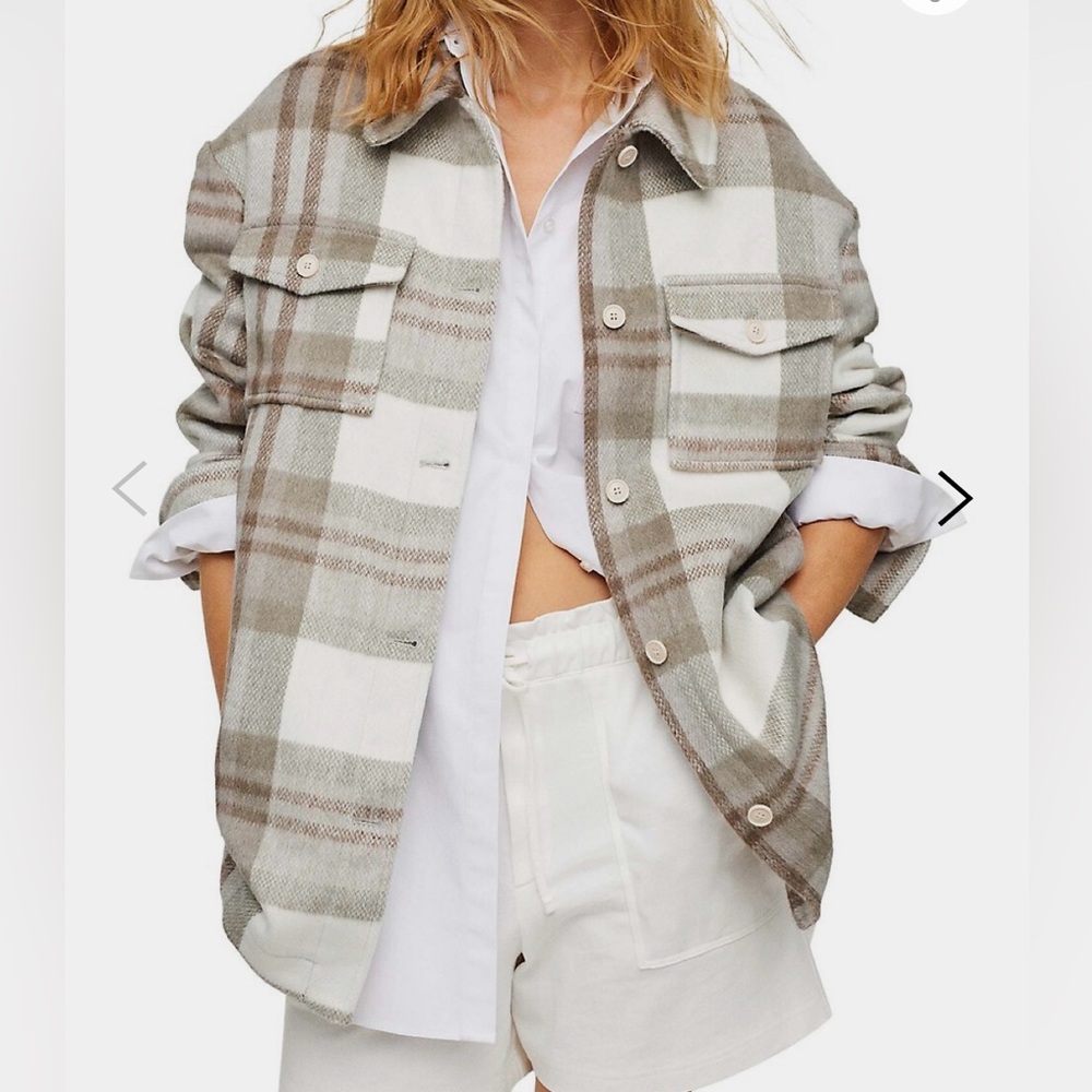 MANGO Oversized Shacket